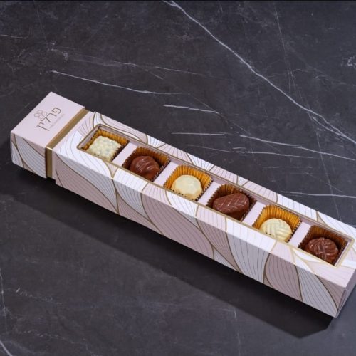 מארז מוארך 6 פרלינים