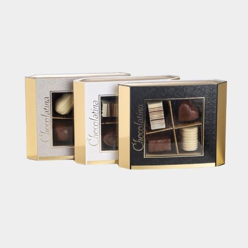 מארז 4 פרלינים חלבי