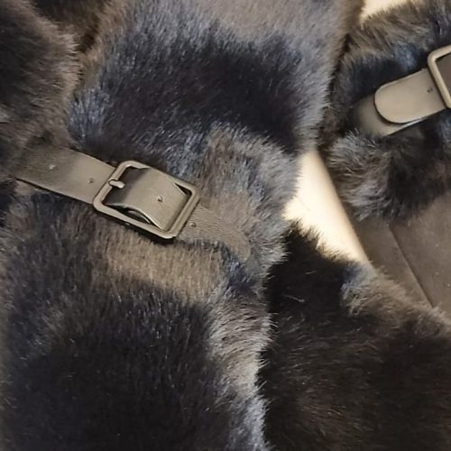 סט כפפות וצעיף פרוותי אלגנטי ואיכותי