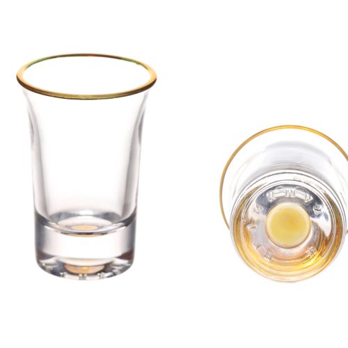 כוסיות ליקר עם זהב 23 מ"ל
